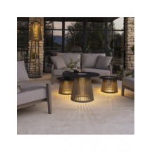 Table basse lumineuse solaire Tecka ø 50 cm Les Jardins