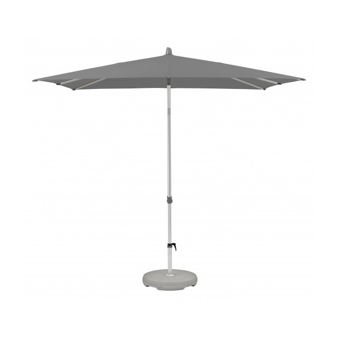 Parasol Droit Aluminium 250x200 Alu-Smart- Smoke Glatz