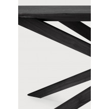 Table Mikado en chêne noir- ovale 267 x 138 Ethnicraft