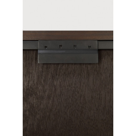 Décoration murale Teck 100x100 - Marron foncé Ethnicraft