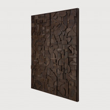 Décoration murale Teck 120x90 - Marron foncé Ethnicraft