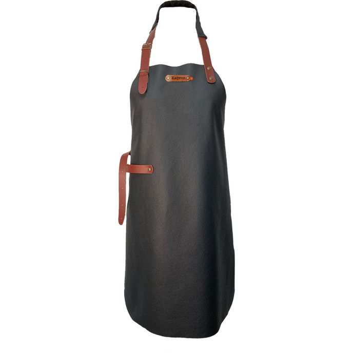 Tablier en cuir Bovin Taille L - Noir Xapron