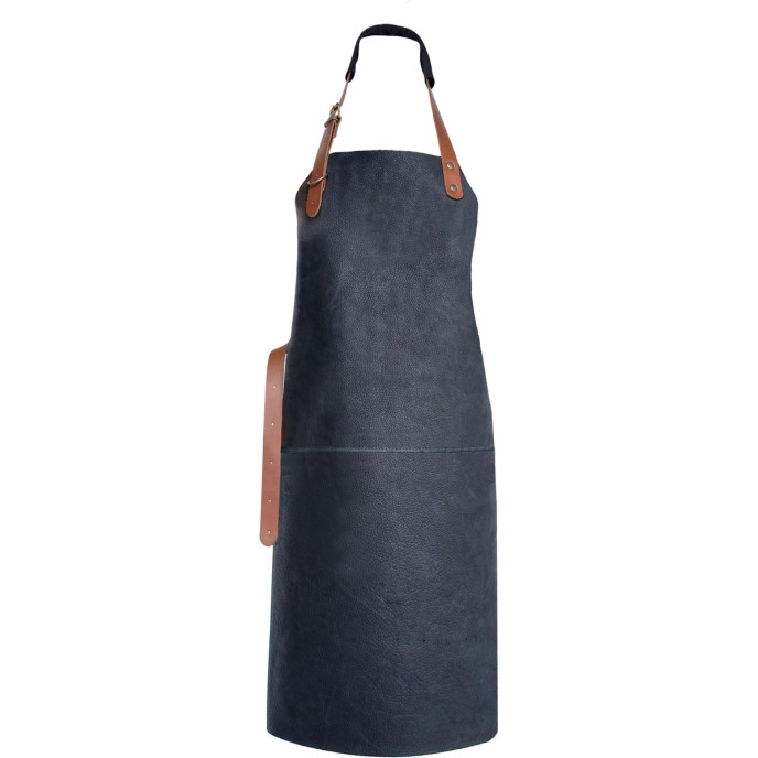Tablier en cuir de buffle lisse Tennessee Taille L - Noir Xapron
