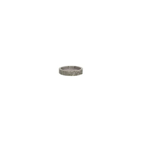 Bougeoir en marbre Marmar D7,7 cm - Gris clair Pomax