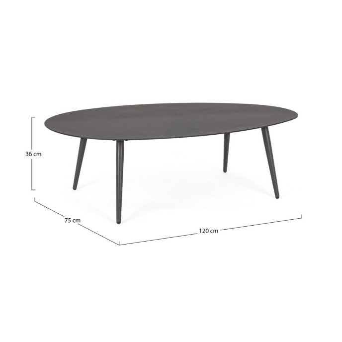 Table basse Ridley - Anthracite Bizzotto