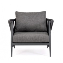 Fauteuil Jacinta - Charbon Bizzotto