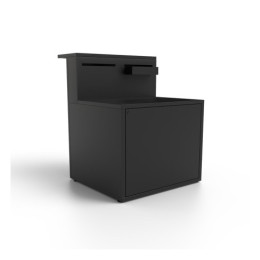 Plan de travail en acier pour plancha Forge Adour