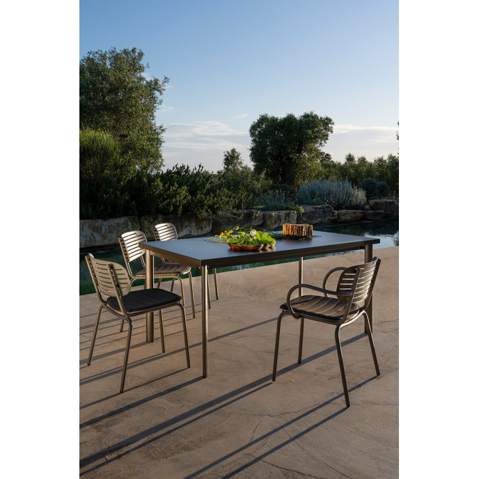 Chaise Mom en acier - Gris Emu