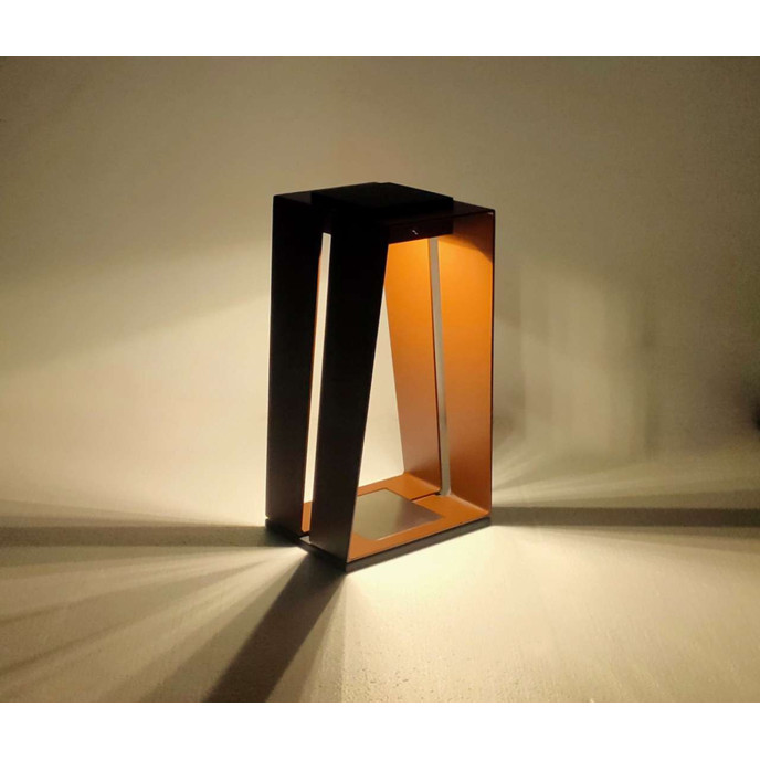 Lanterne solaire SKAAL 40 cm - Corten Les Jardins