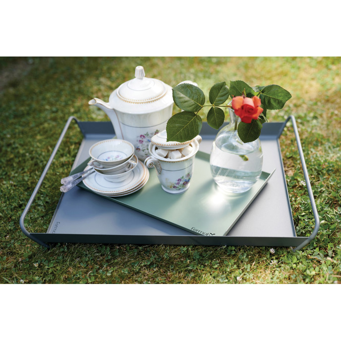 Plateau Alto 36X23 Gris Argile Fermob