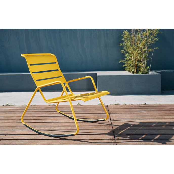 Rocking Chair Monceau Bleu Acapulco Fermob