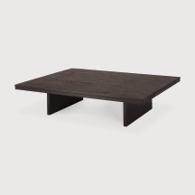 Table basse Grooves en teck brun Ethnicraft