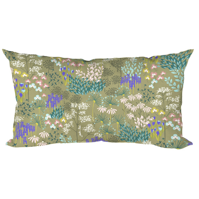 Coussin déco Jardin Fleuri 50x30 Jardin Privé