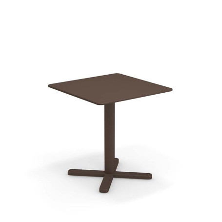 Table 70x70 cm Darwin - Marron d'Inde Emu