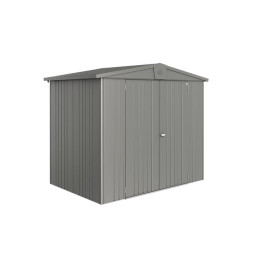 Abri de jardin Europa Taille 3 - Gris Quartz métallique Biohort