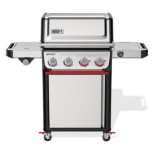 Barbecue gaz Spirit SP-435 inox + réchaud latéral Weber