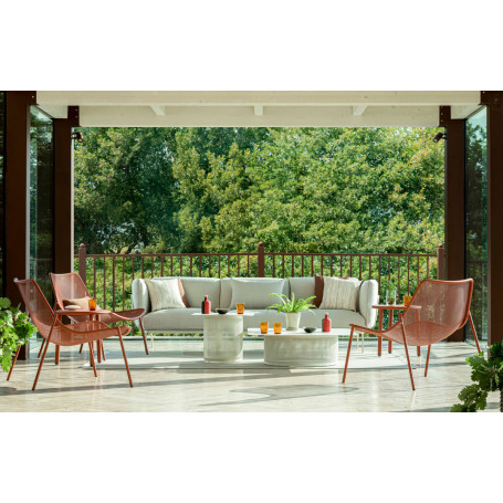 Chauffeuse Round - Rouge intense Emu