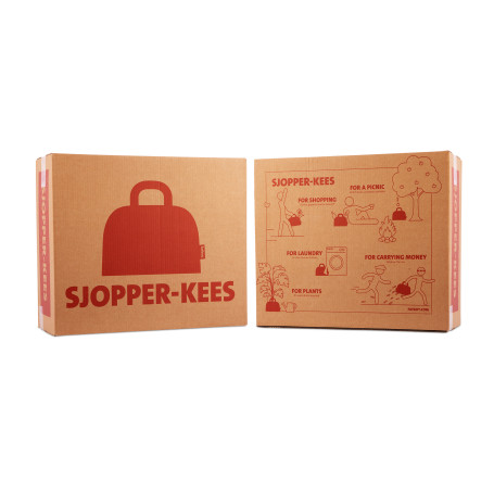 Sac de shopping Sjopper-kees  - Shock Blue Ocean Fatboy®