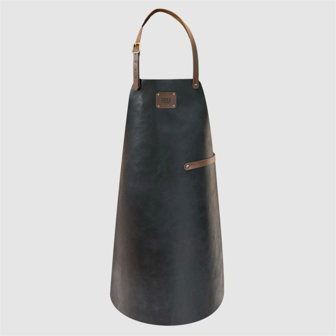 Tablier en cuir Noir Doxx