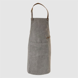Tablier en toile avec poche Gris Doxx