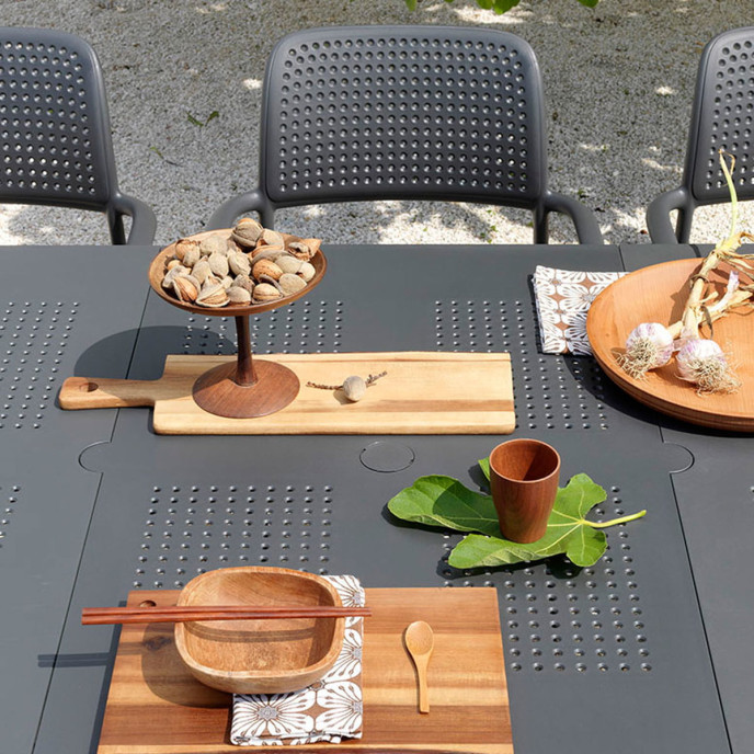 Table Libeccio Anthracite Nardi