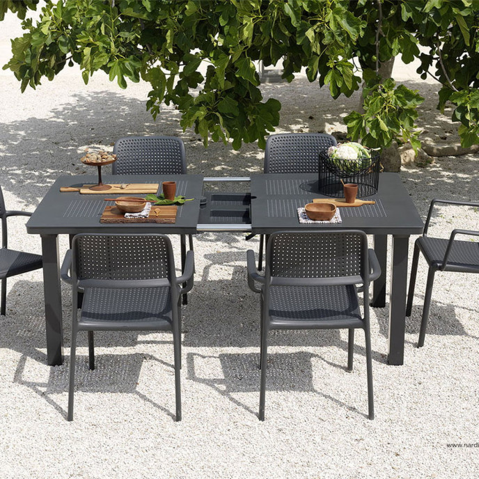 Table Libeccio Anthracite Nardi