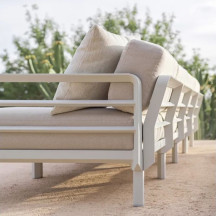 Canapé Maximo 5 Gesso-Perla Sunbrella® Nardi