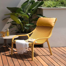 Fauteuil Lounge Net - Moutarde Nardi