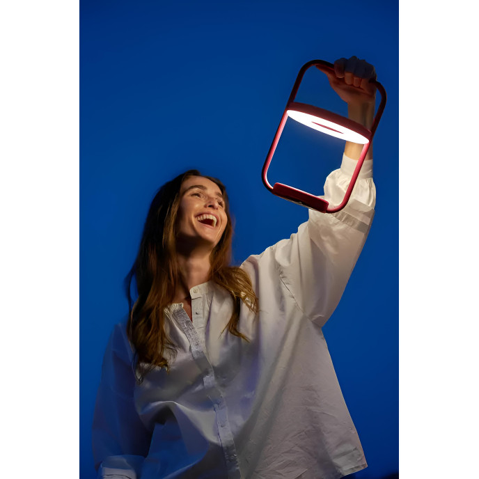 Lampe monochrome Ulli H30 Piment Fermob