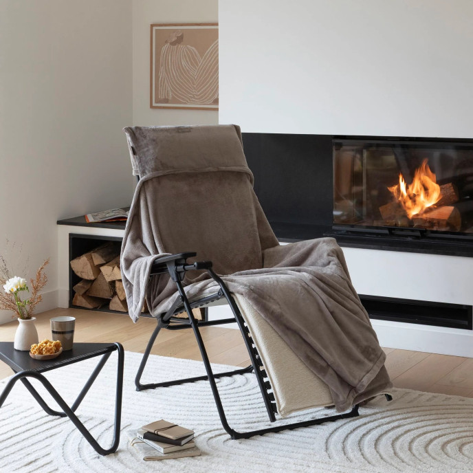 Fauteuil Evolution Niksen Beige Crème Lafuma