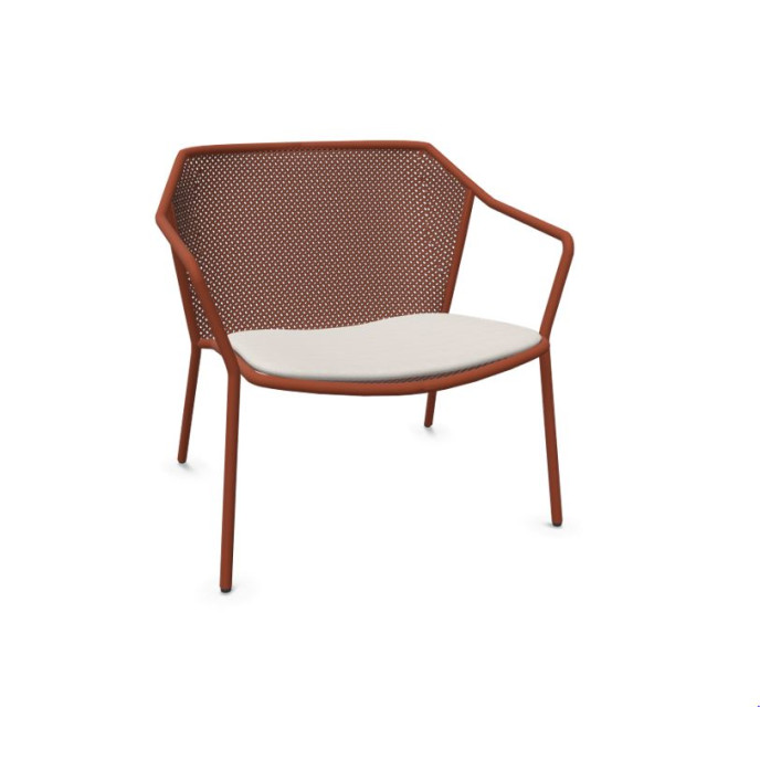 Fauteuil bas Darwin - Rouge Erable Emu