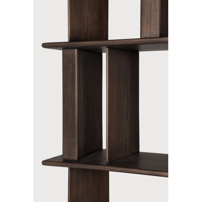 Etagère Block en Acajou L 133 H 207 cm Etnicraft