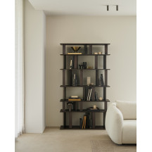 Etagère Block en Acajou L 133 H 207 cm Etnicraft