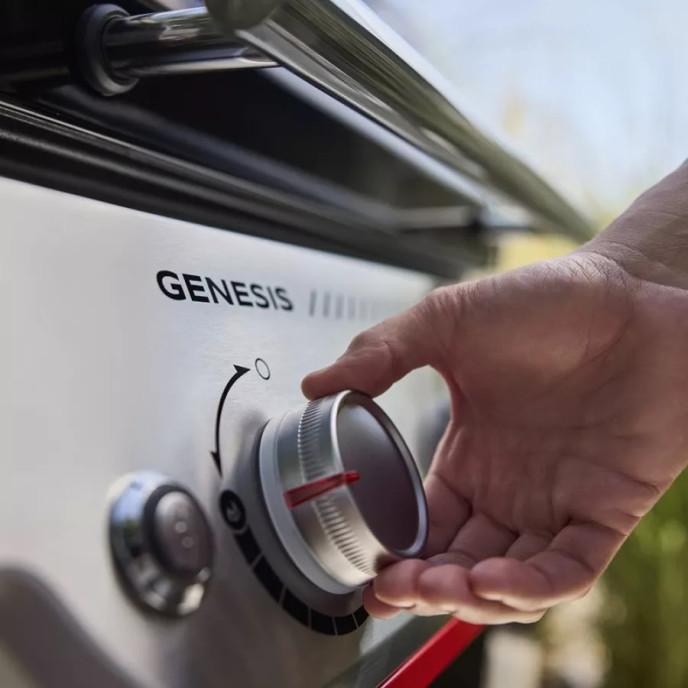 Barbecue à gaz Weber Genesis E-315W Plancha - Noir Weber