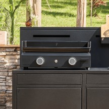 Plancha gaz Origin 60 en Acier noir Forge Adour