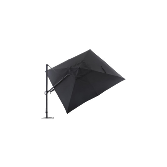 Parasol Deluxe+ SONNTEX® 3 x 3 m Royal Garden Anthracite Anthracite Chiné