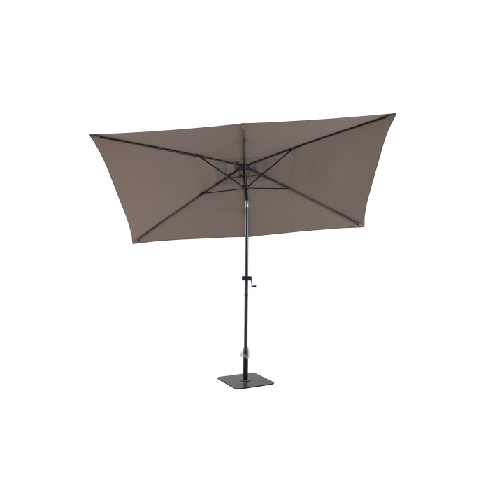 Parasol droit Mano 3 x 2 m Taupe Chiné Creador