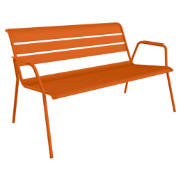 Banquette Monceau lounge Orange Confite Fermob