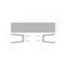 Banc de jardin Fred Bench Light Grey Fatboy®