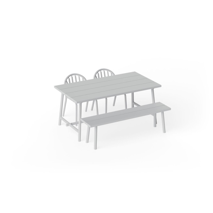 Banc de jardin Fred Bench Light Grey Fatboy®