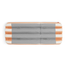 Lit de repos d’extérieur Sunbun Terracotta / Stripe Orange Creme Fatboy®