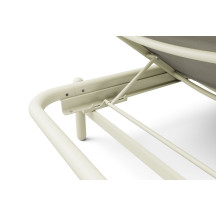 Lit de repos d’extérieur Sunbun Desert / Stripe Orange Creme Fatboy®