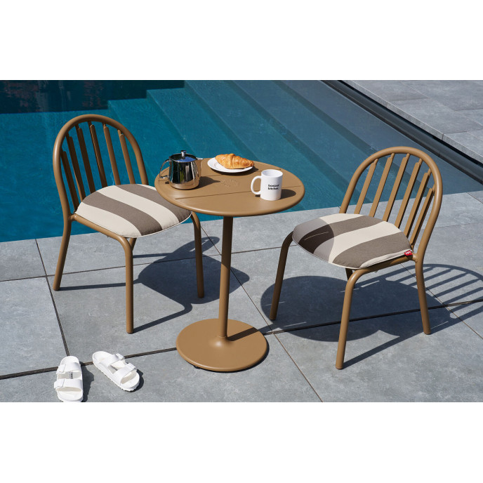 Coussin de chaise Fred Chair Pillow Stripe Cacao Fatboy®