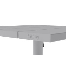 Petite table de jardin Fred Square Bistreau Light Grey Fatboy®