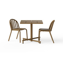 Petite table de jardin Fred Square Bistreau Mochaccino Fatboy®