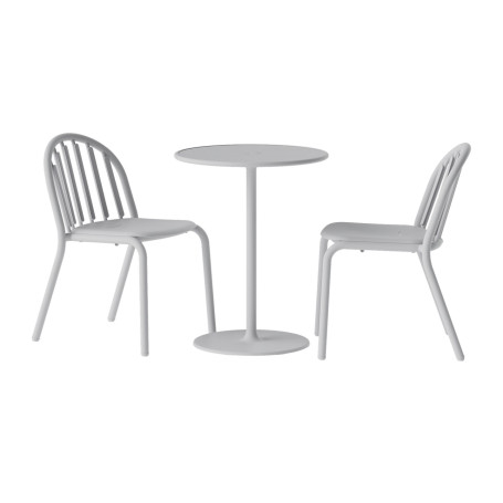 Table de jardin ronde Fred Bistreau Light Grey Fatboy®