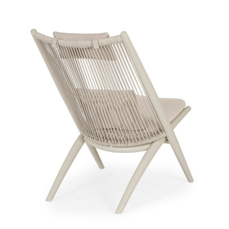 Fauteuil Lounge Aloha Sandshell Bizzotto