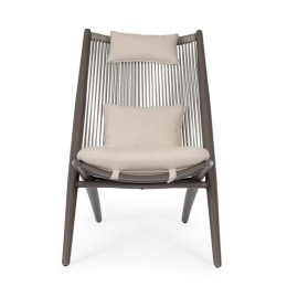 Fauteuil Lounge Aloha Cocoa Bizzotto