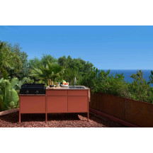 Cuisine la Généreuse Goosto Ocre Rouge Fermob