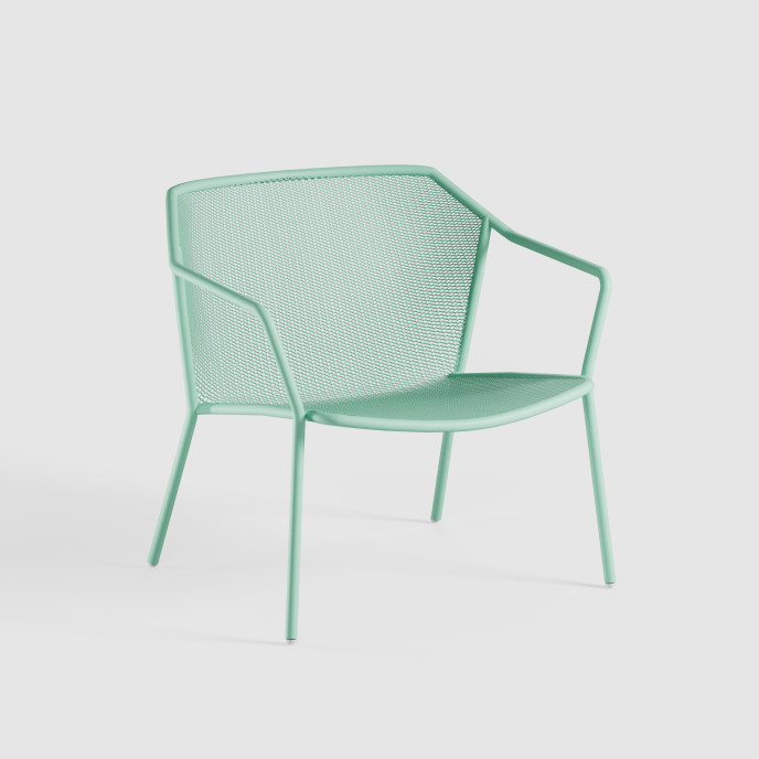 Fauteuil bas Darwin - Vert Printemps Emu